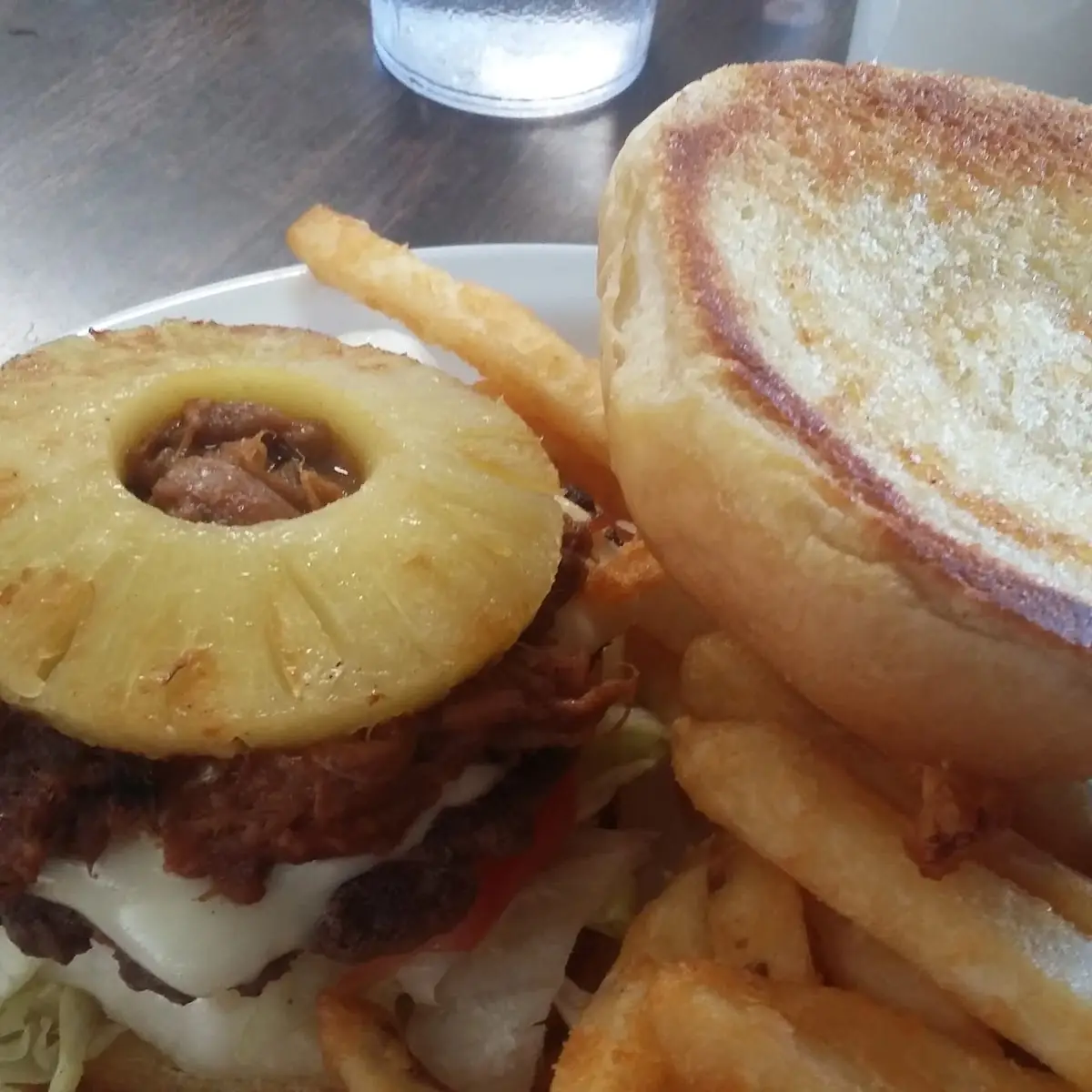 Aloha Burger and Battered Fries