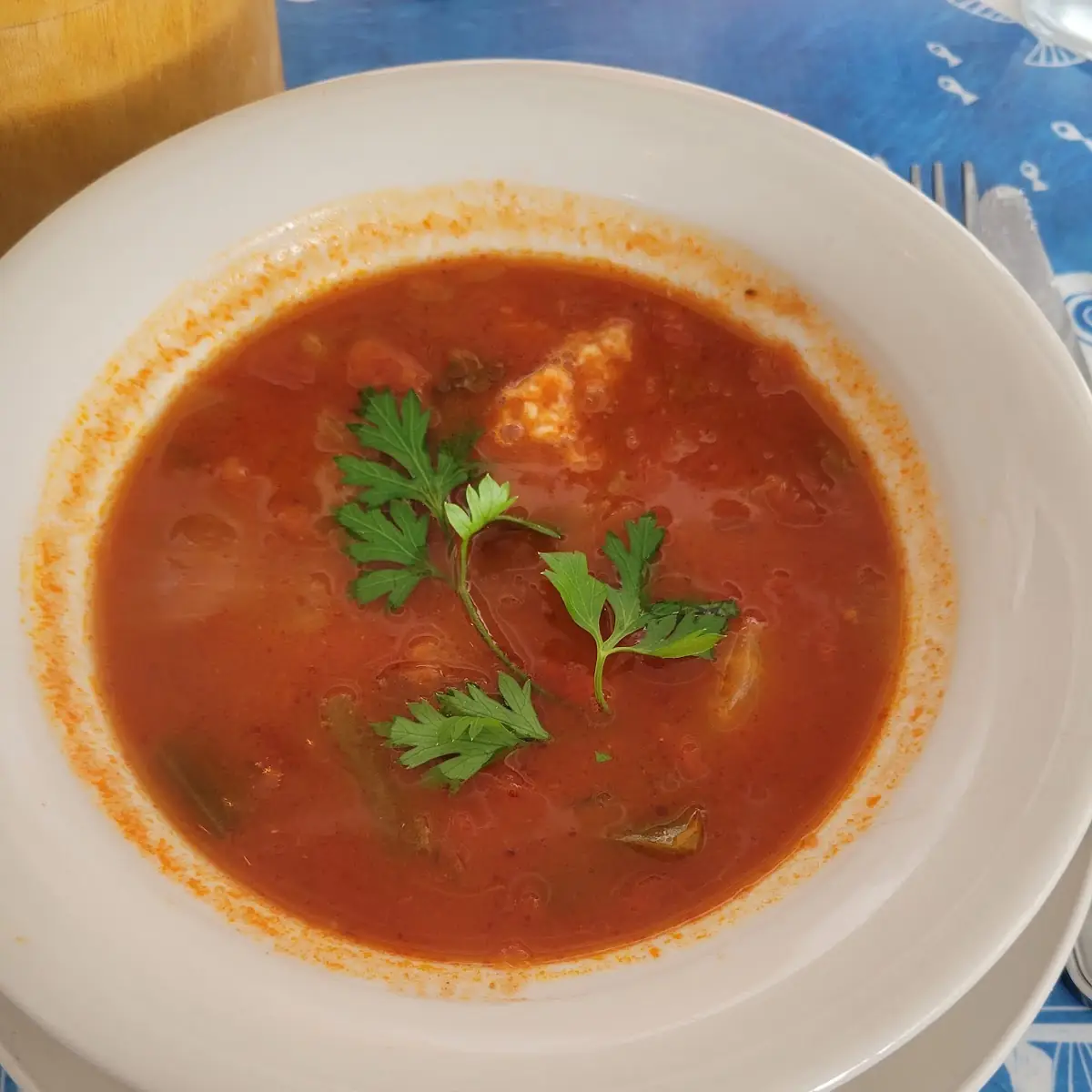 Red Pepper & Sweet Onion Soup