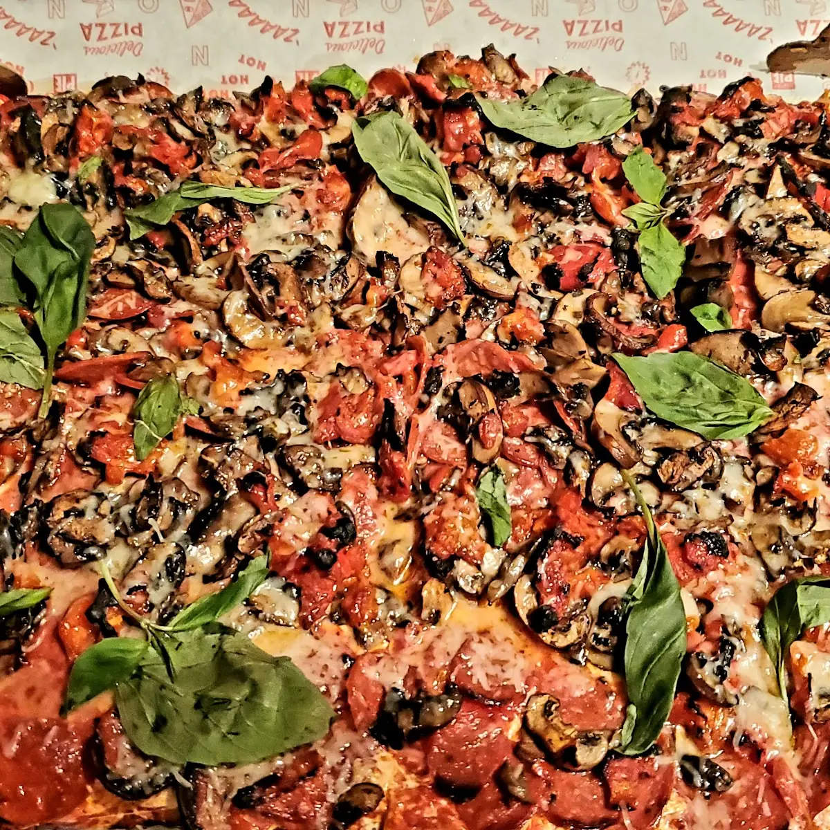 Pepperoni and Mushroom Pizza