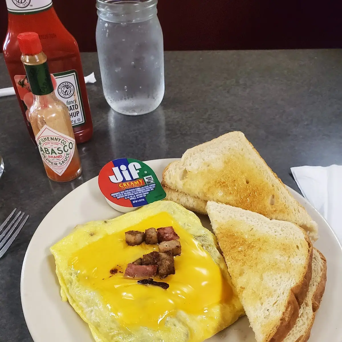 Meet and Cheese Omelet