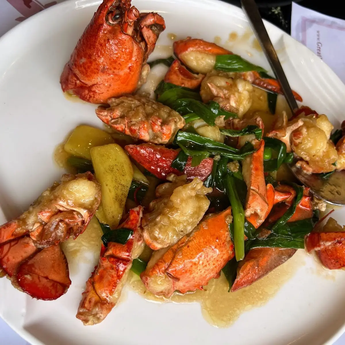 Ginger Scallion Lobster