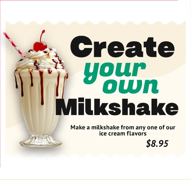 Create Your Own Milkshake
