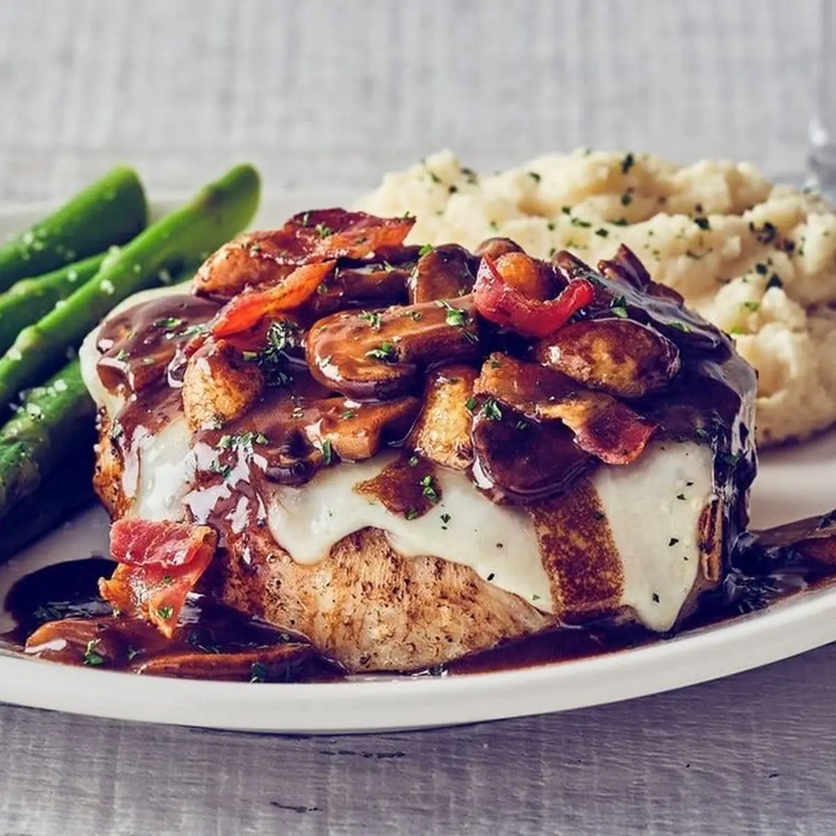 Steak with Crab Cake