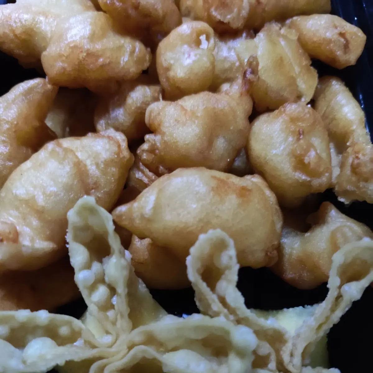 Sweet and Sour Chicken and Crab Rangoon