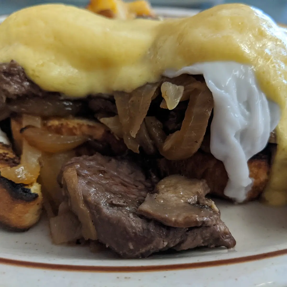 Philly Cheesesteak Omelet