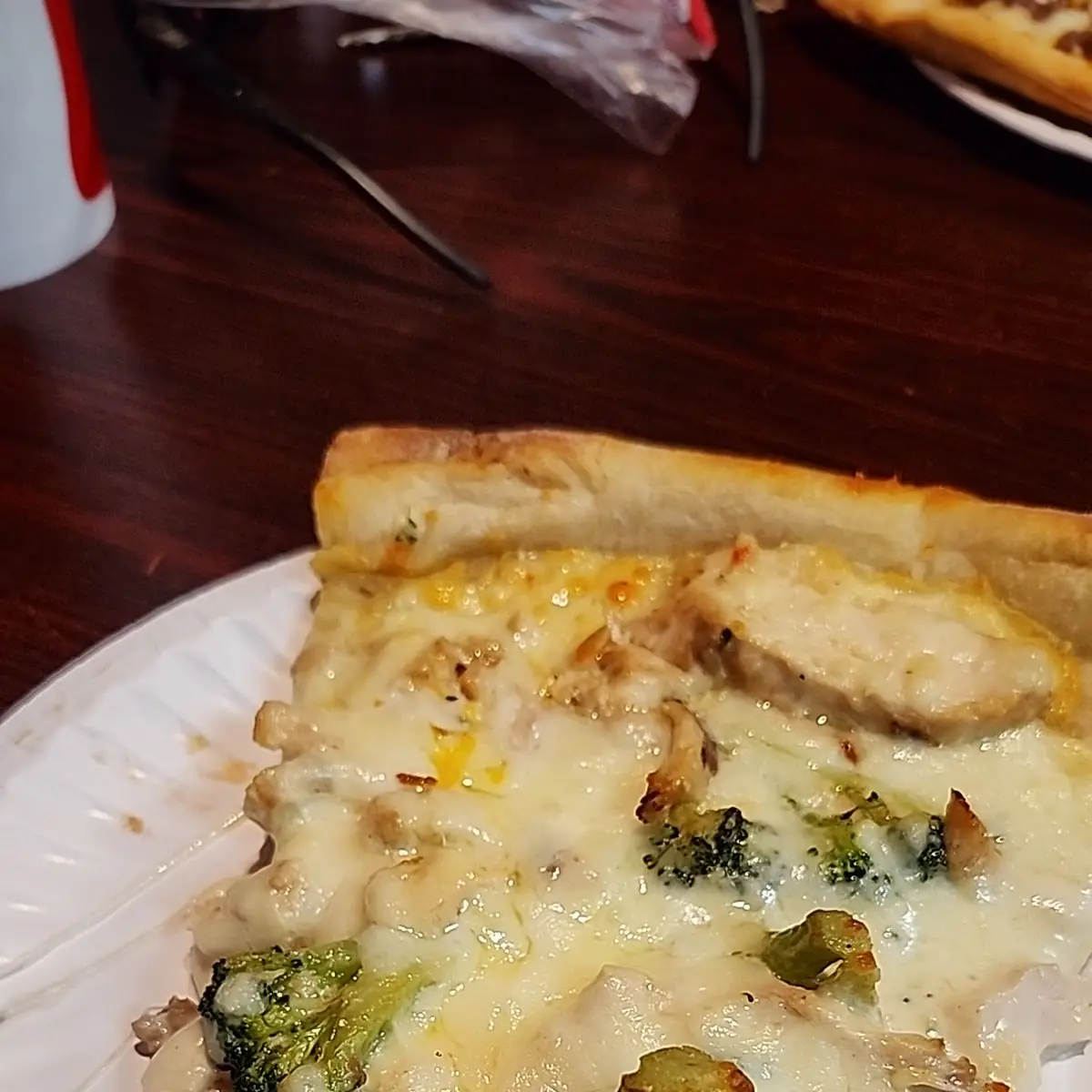 Chicken Alfredo Pizza