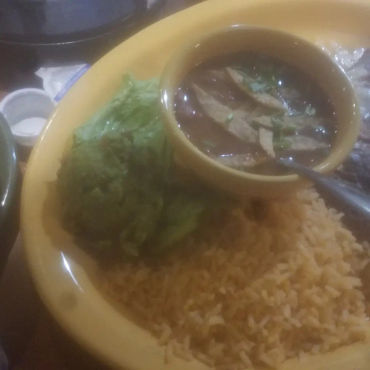 Chile Relleno and Charo Beans