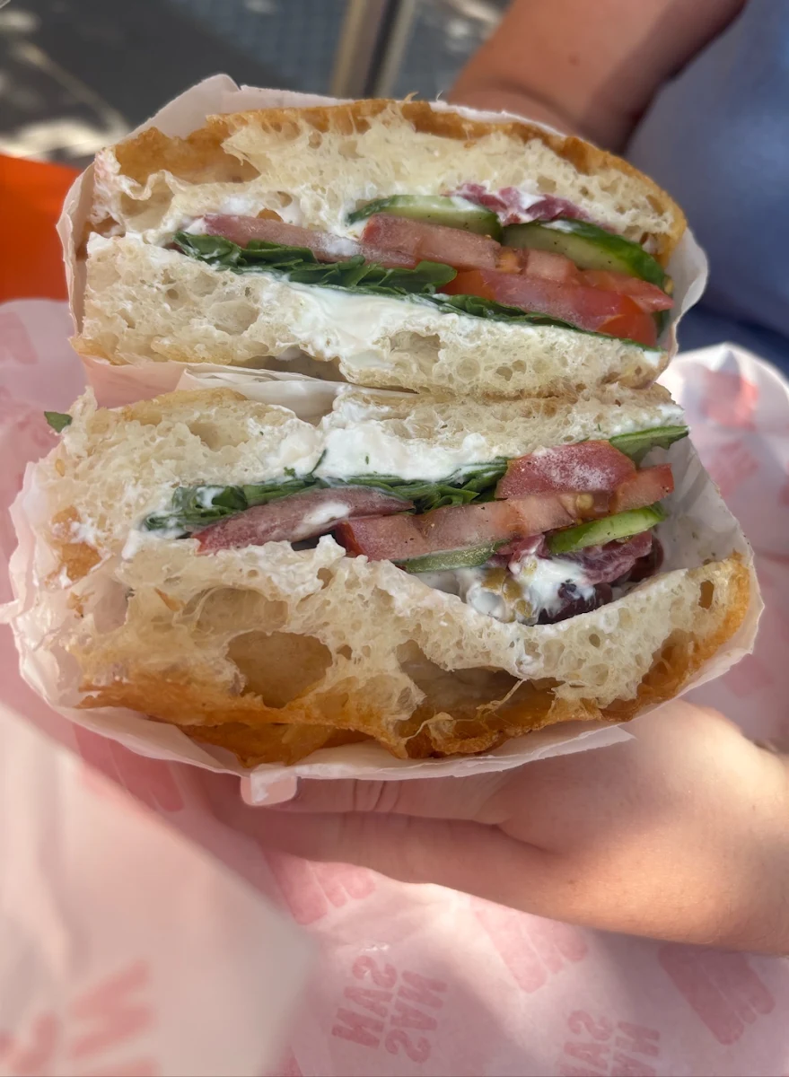 Labneh with Zaatar, SAN SAN Revesby