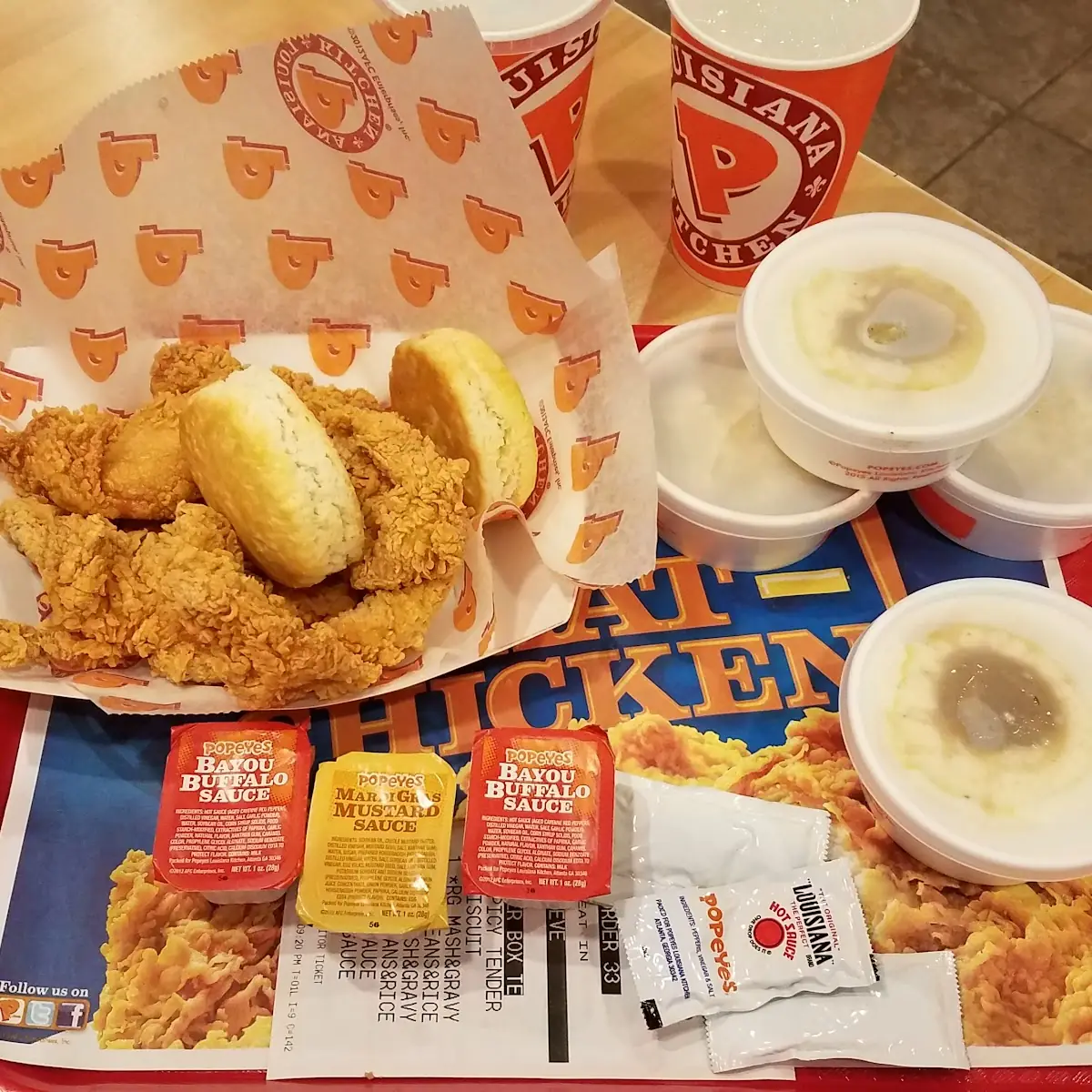Spicy Chicken Strip Meal