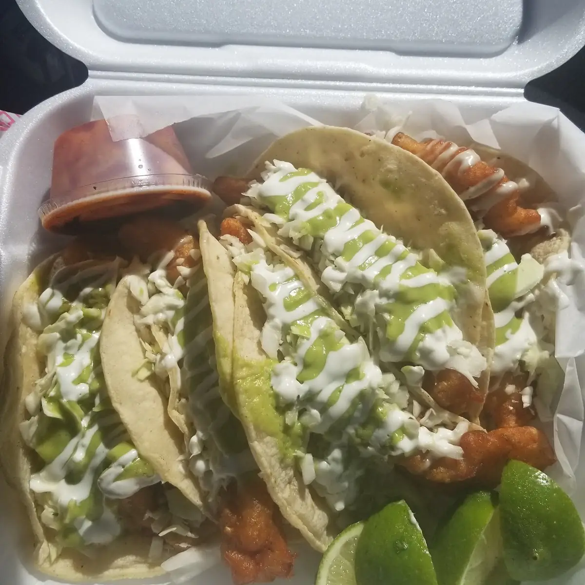 Some Fish and Shrimp Tacos