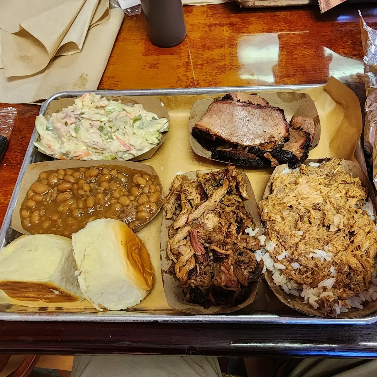 Pulled Pork and Rib Plate
