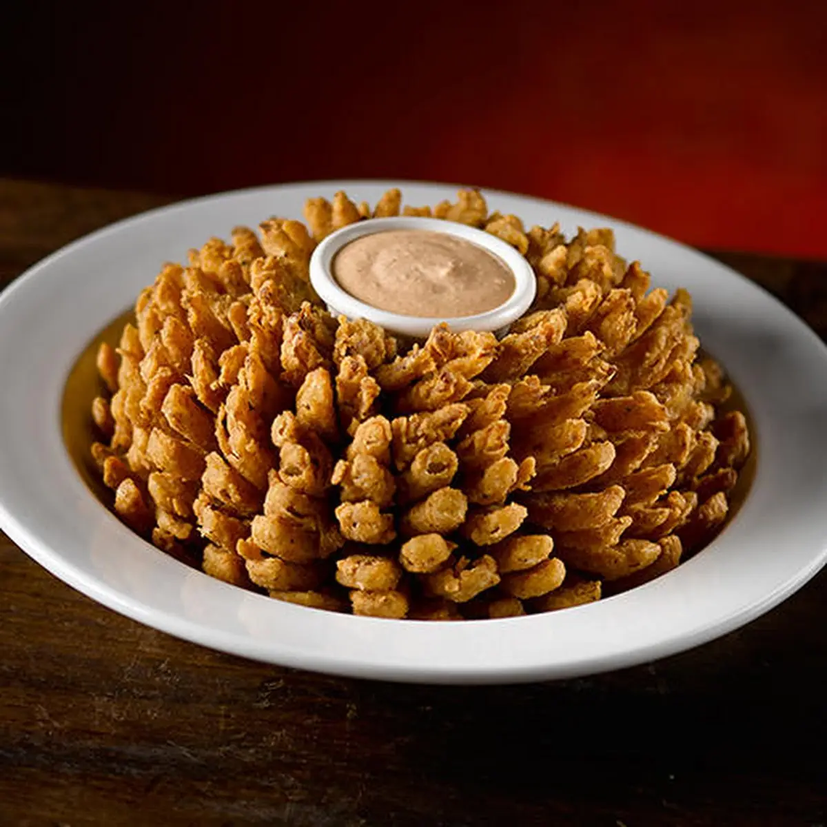 Fried Onion Blossom with Dipping Sauce