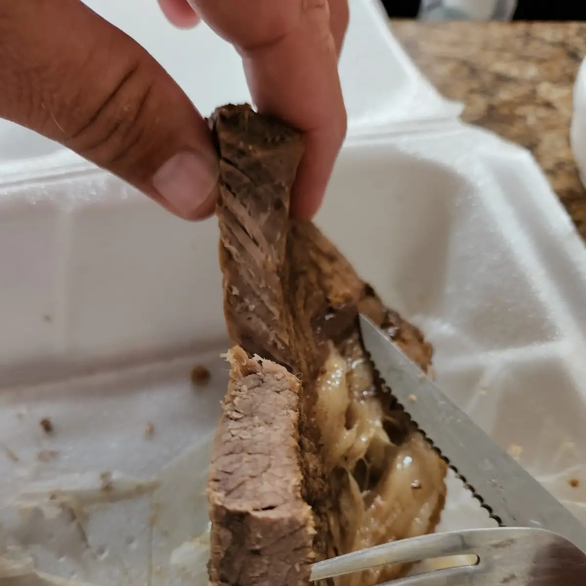 Open Faced Roast Beef