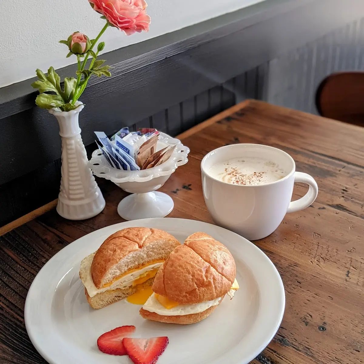 Breakfast Sandwich on a Roll