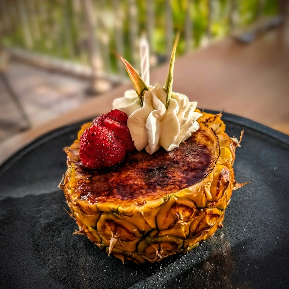 Pineapple Cream Brulee