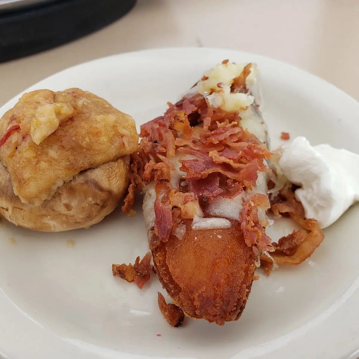 Potato Skins & Stuffed Mushrooms