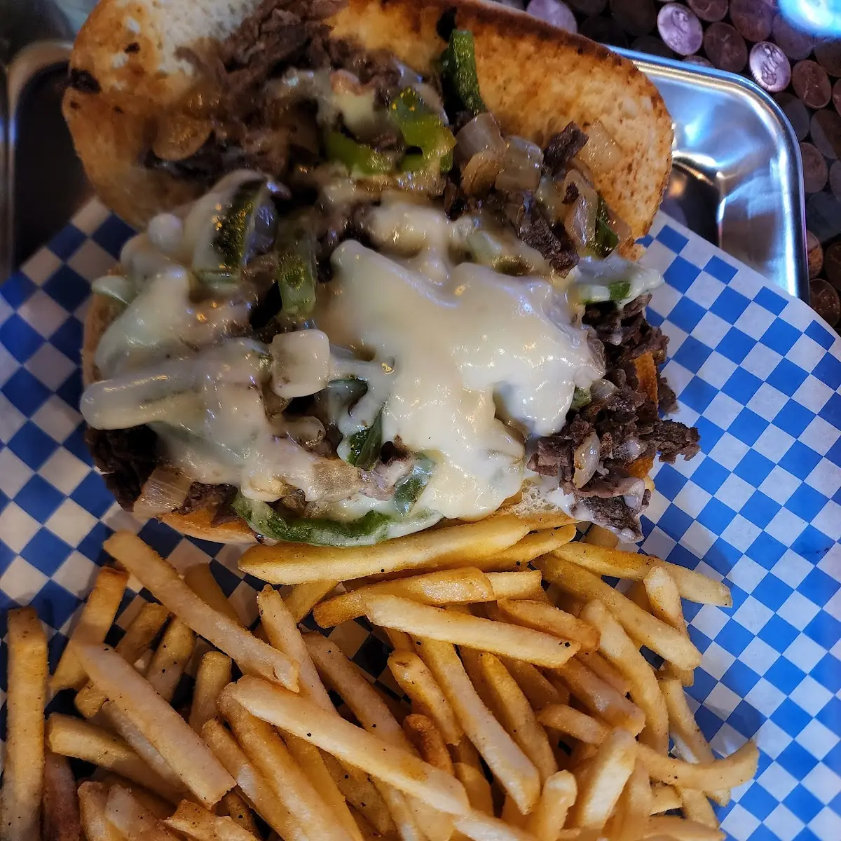 Midwest Philly Cheese Steak Sandwich