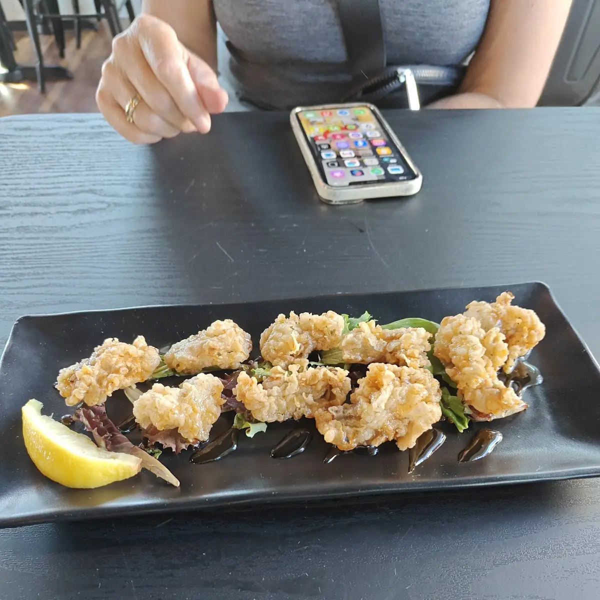 Crispy Hot Honey Oysters