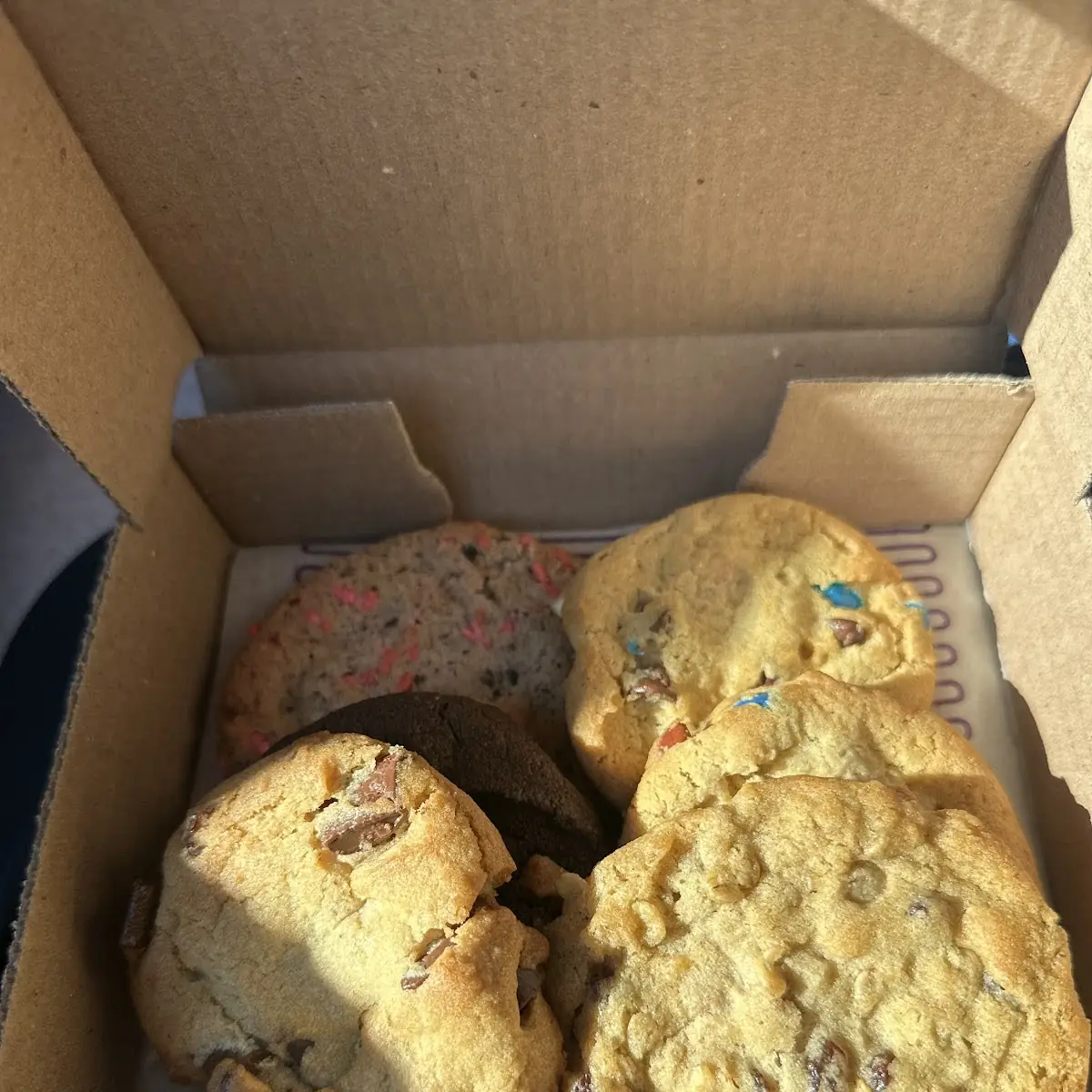 Warm Chocolate Chip Cookies Box