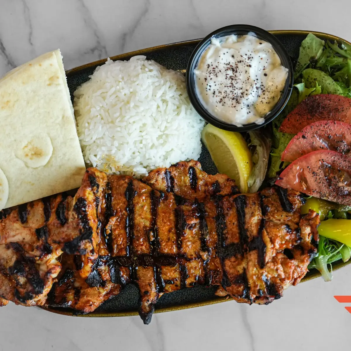 Chicken Kebab & Meatball Combo