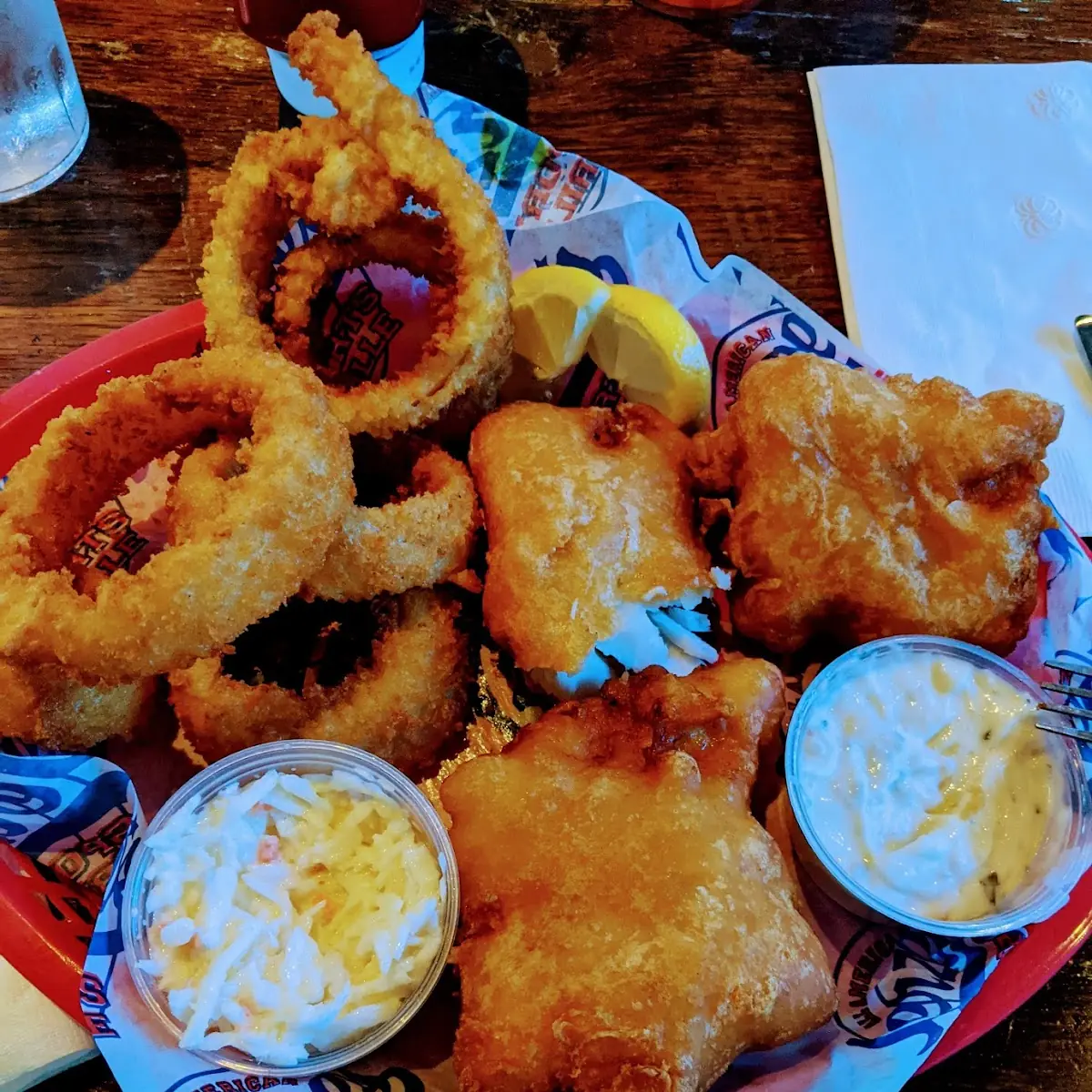 Fish and Onion Rings