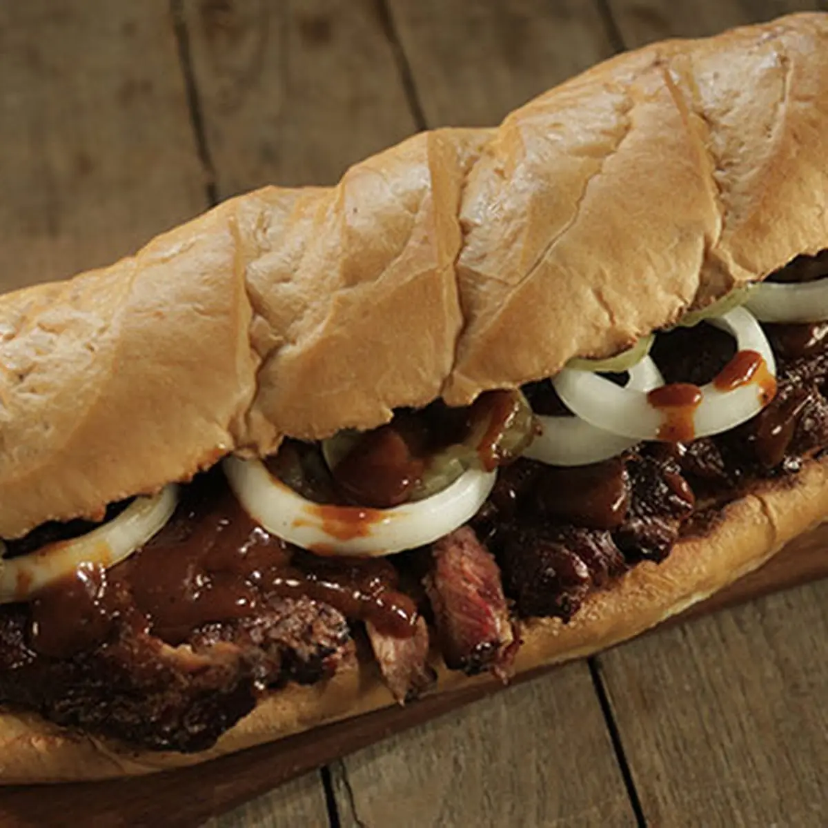 Smoked Baby Back Rib Sandwich