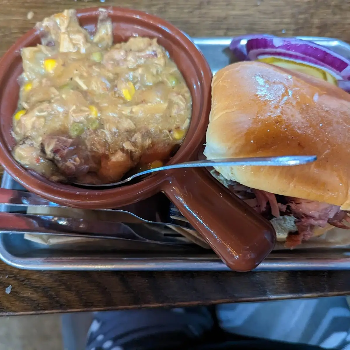 Pulled Pork Sandwich and Burgoo