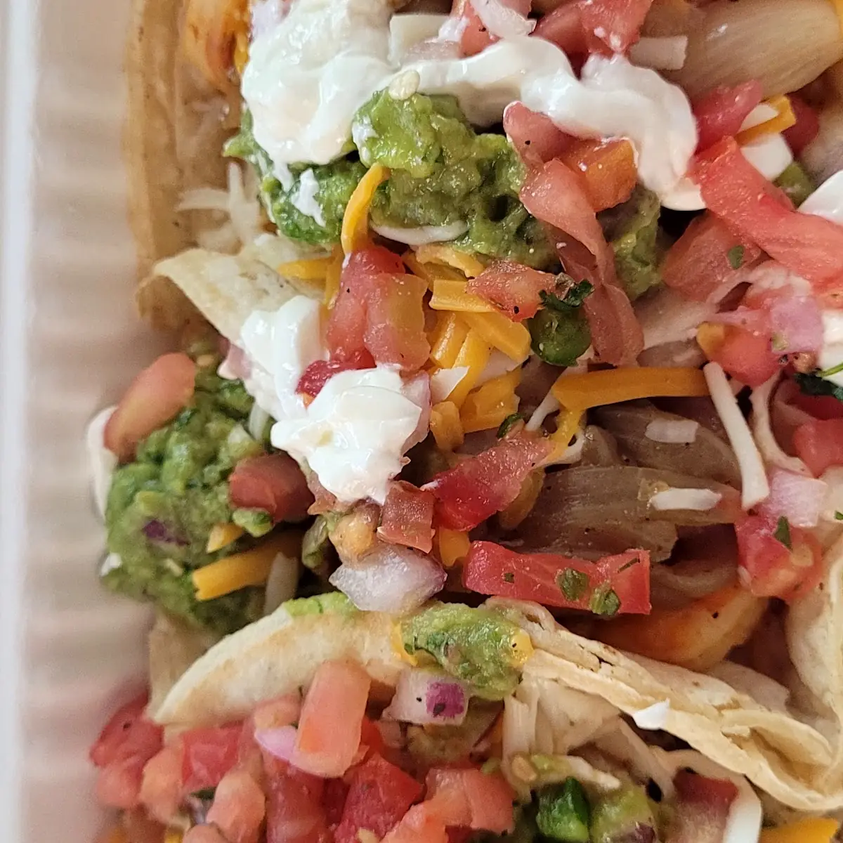 Shrimp Tacos with Added Toppings