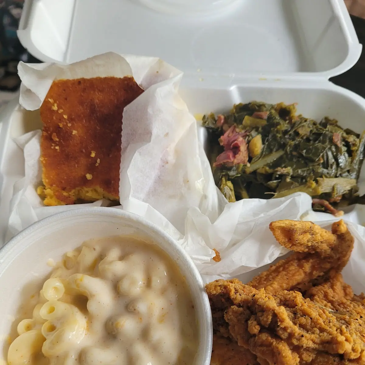 Fried Fish with Southern Sides