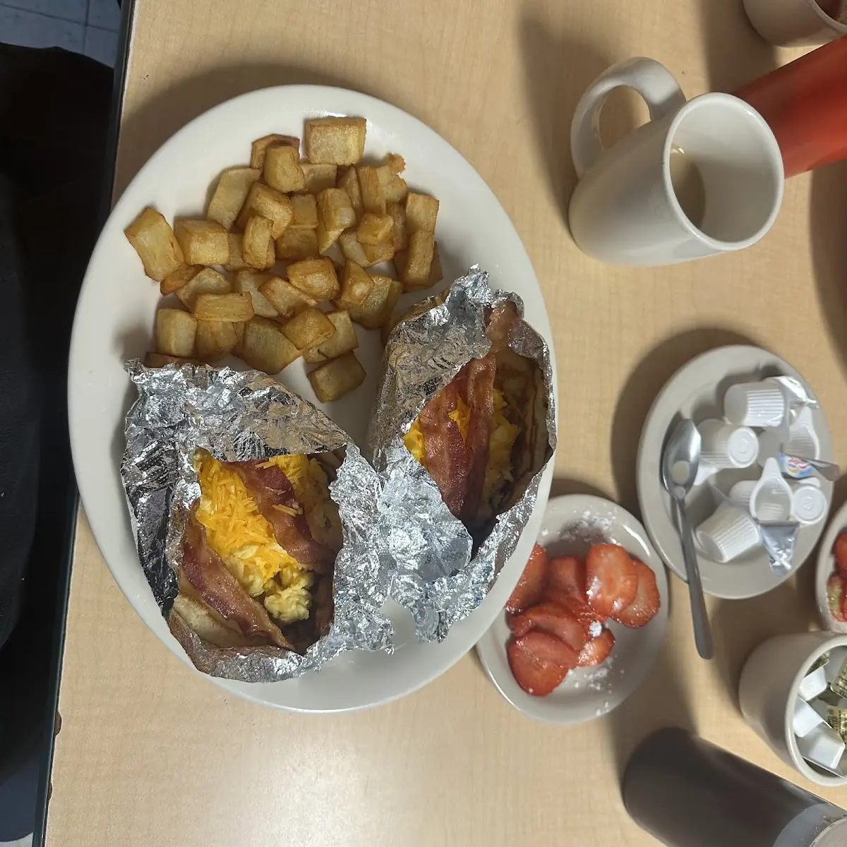 Breakfast Taco with Scrambled Eggs