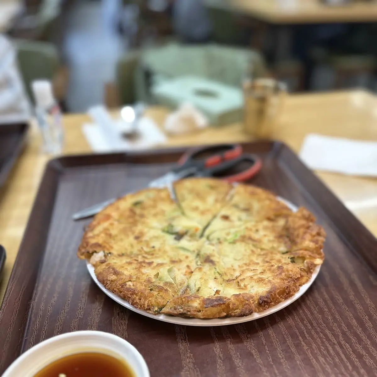 해물파전 seafood pancake