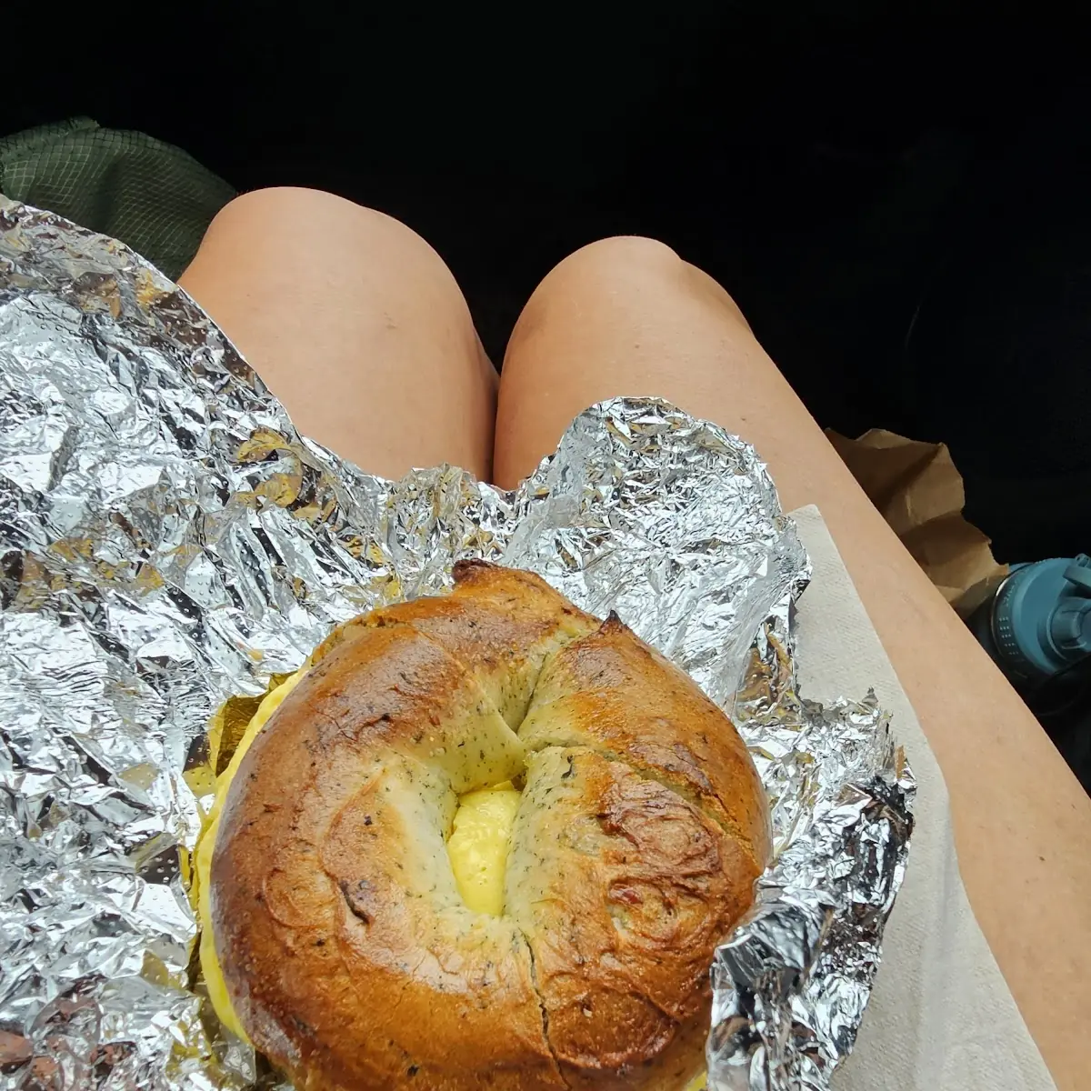 Loaded Baked Potato Bagel