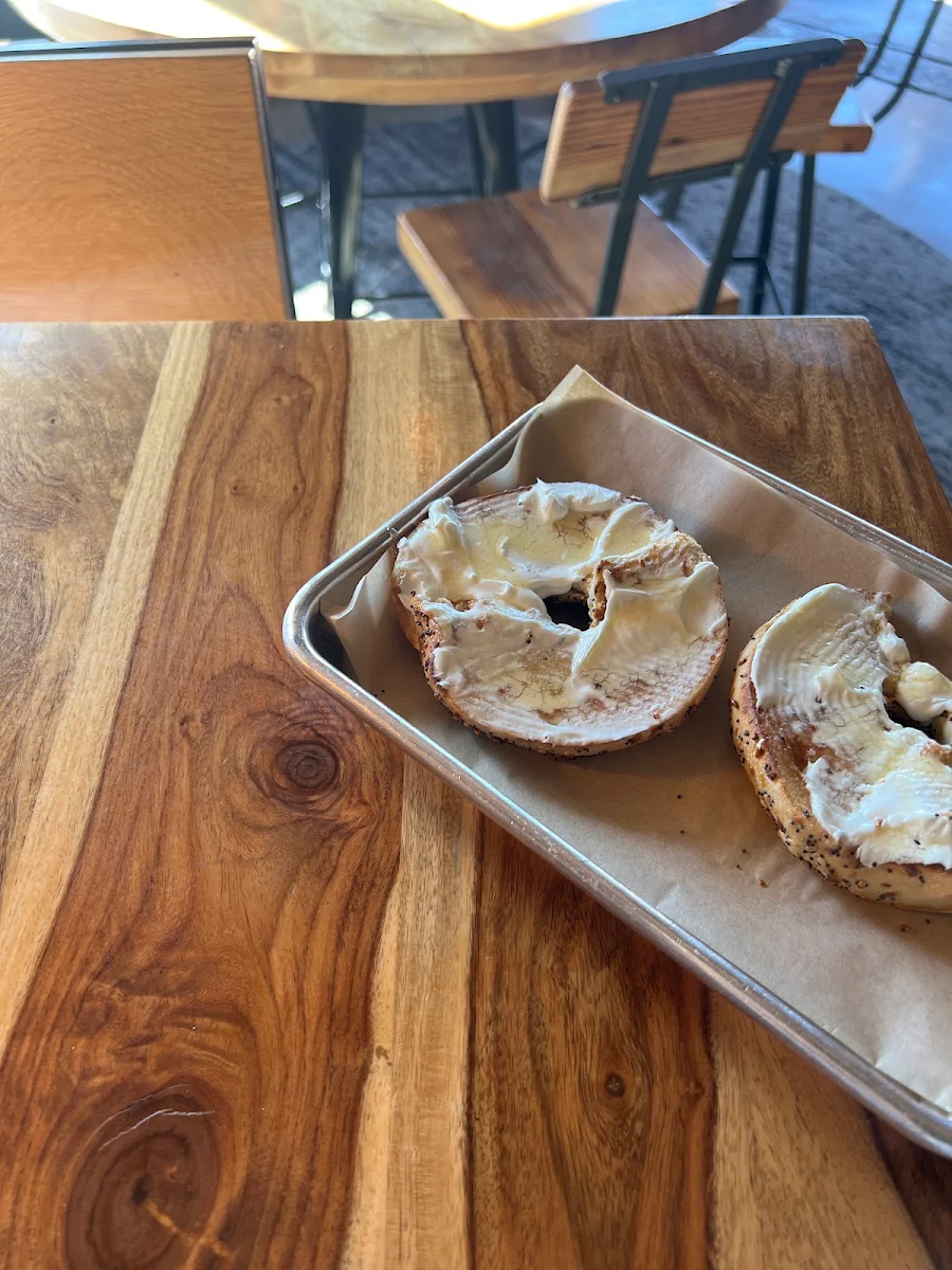 Everything Bagel with Cream Cheese