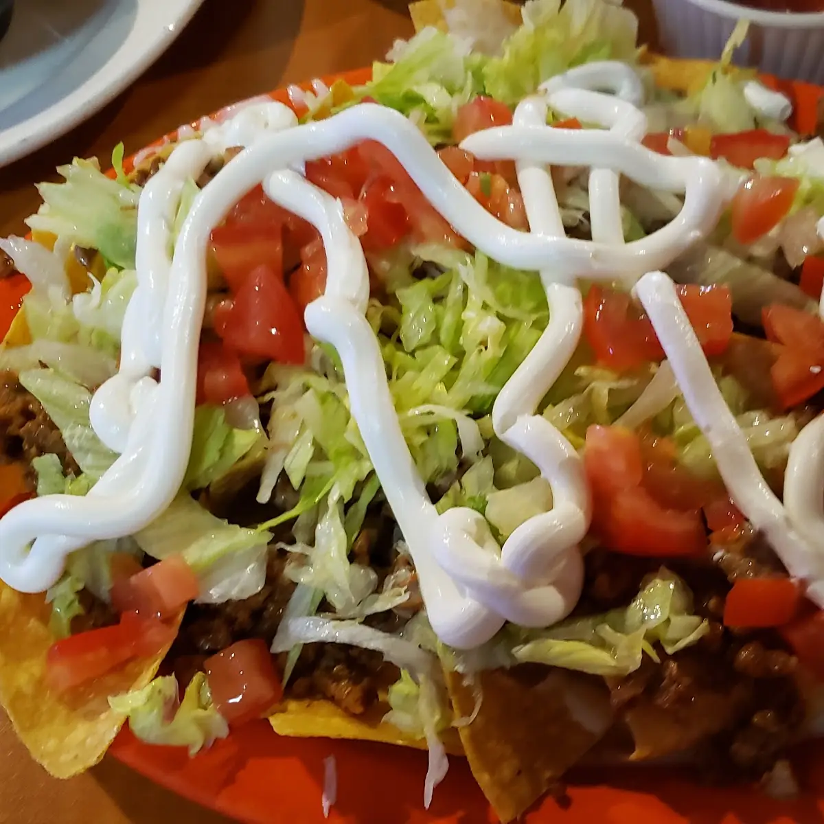 Steak Nachos with Sour Cream