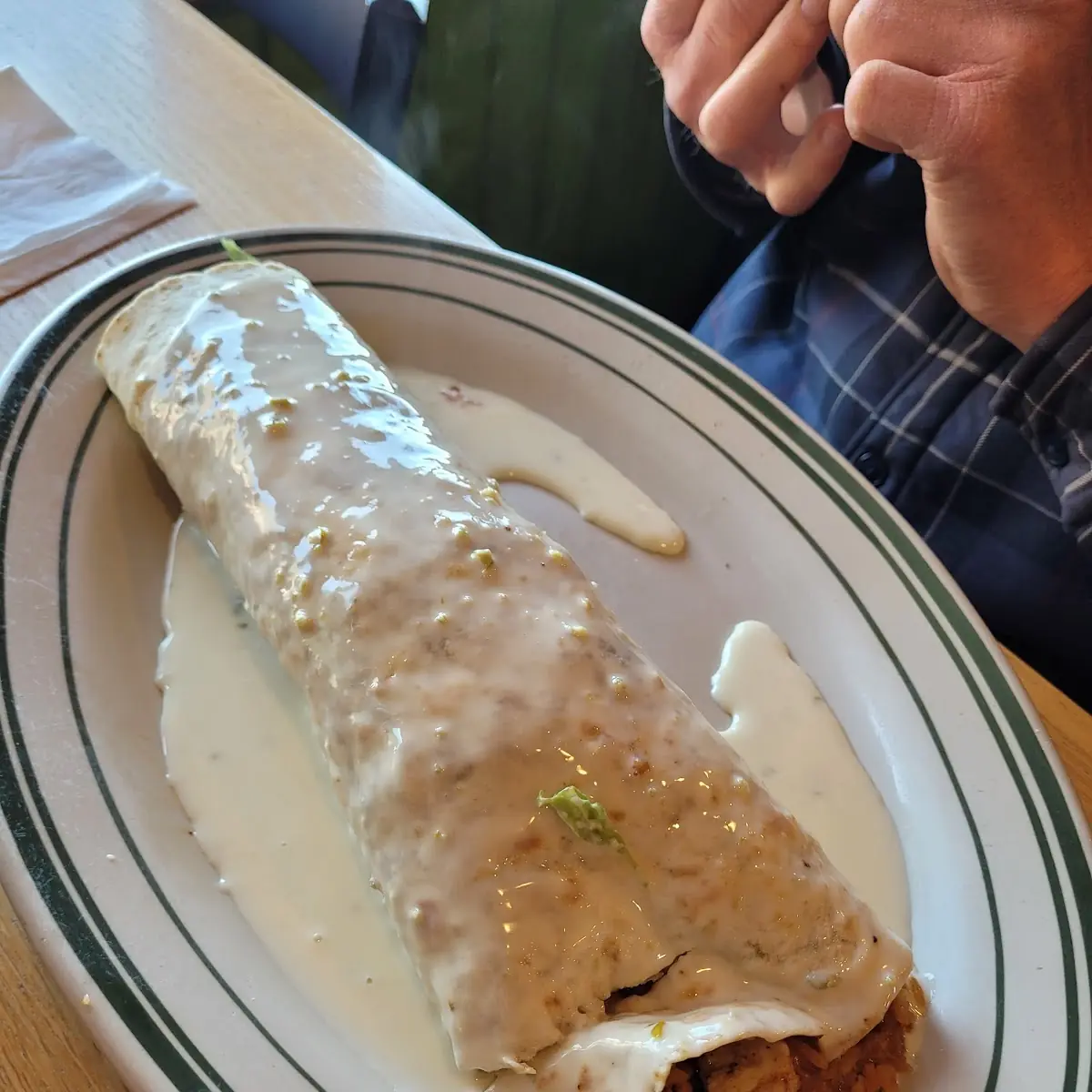 Burrito Michoacano Lunch
