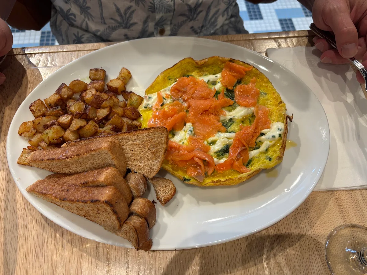 Omelette Saumon Fumé