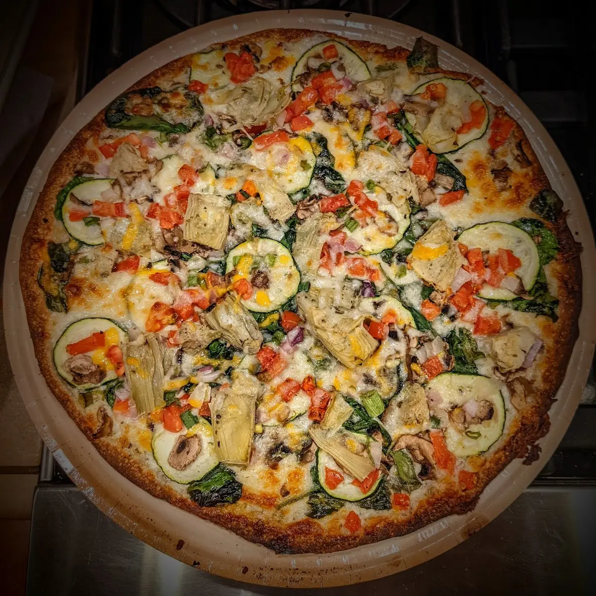Thin Crust Vegetarian