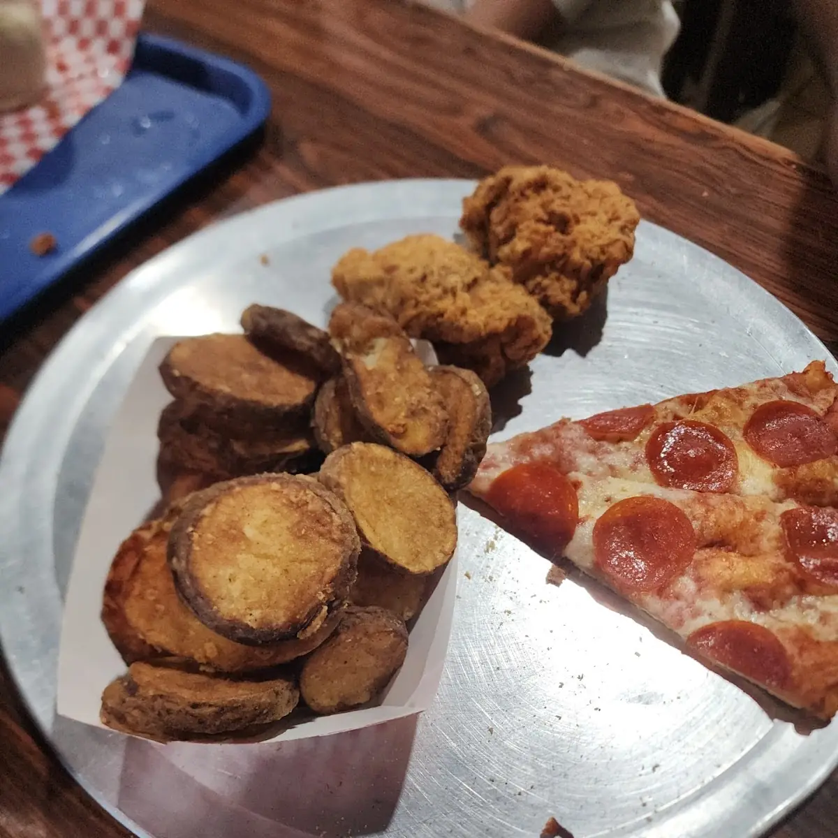 Mojo Potatoes and Fried Chicken