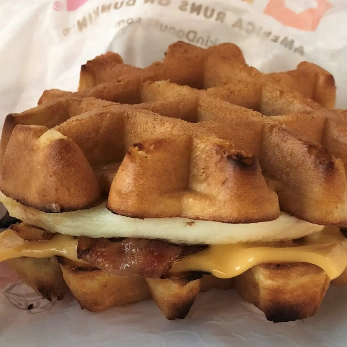 Belgian Waffle Breakfast Sandwich
