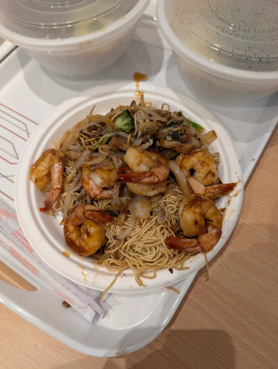 Shrimp Stir Fry, Koya Japan
