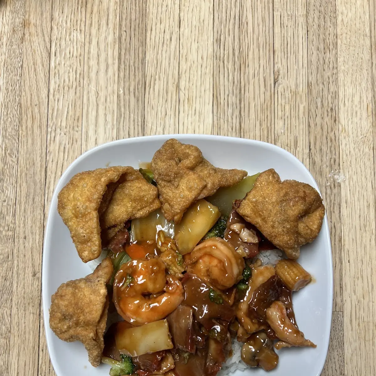 Double Delight w Garlic Sauce