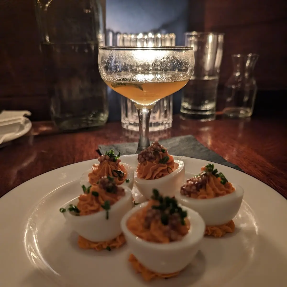 Nduja Deviled Eggs