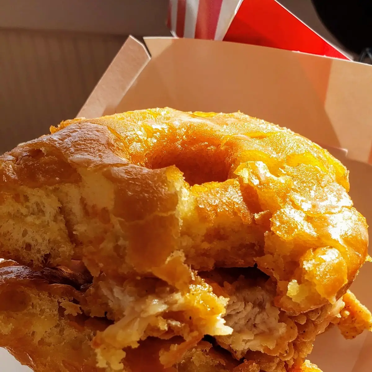 Glazed Double Chicken Burger