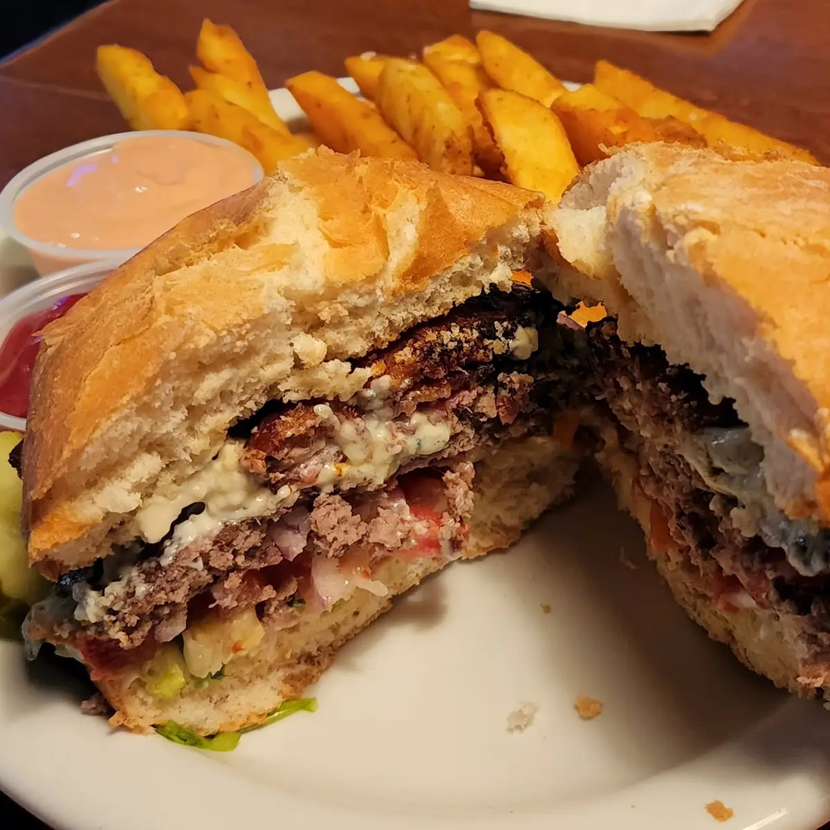 Black and Blue Burger