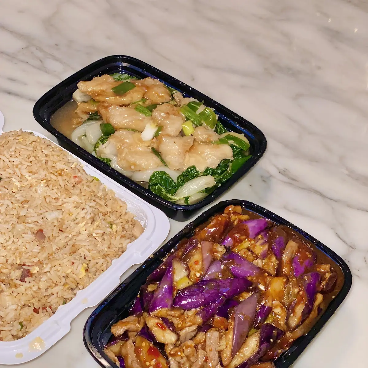 Chicken Chow Mein & Chicken Fried Rice