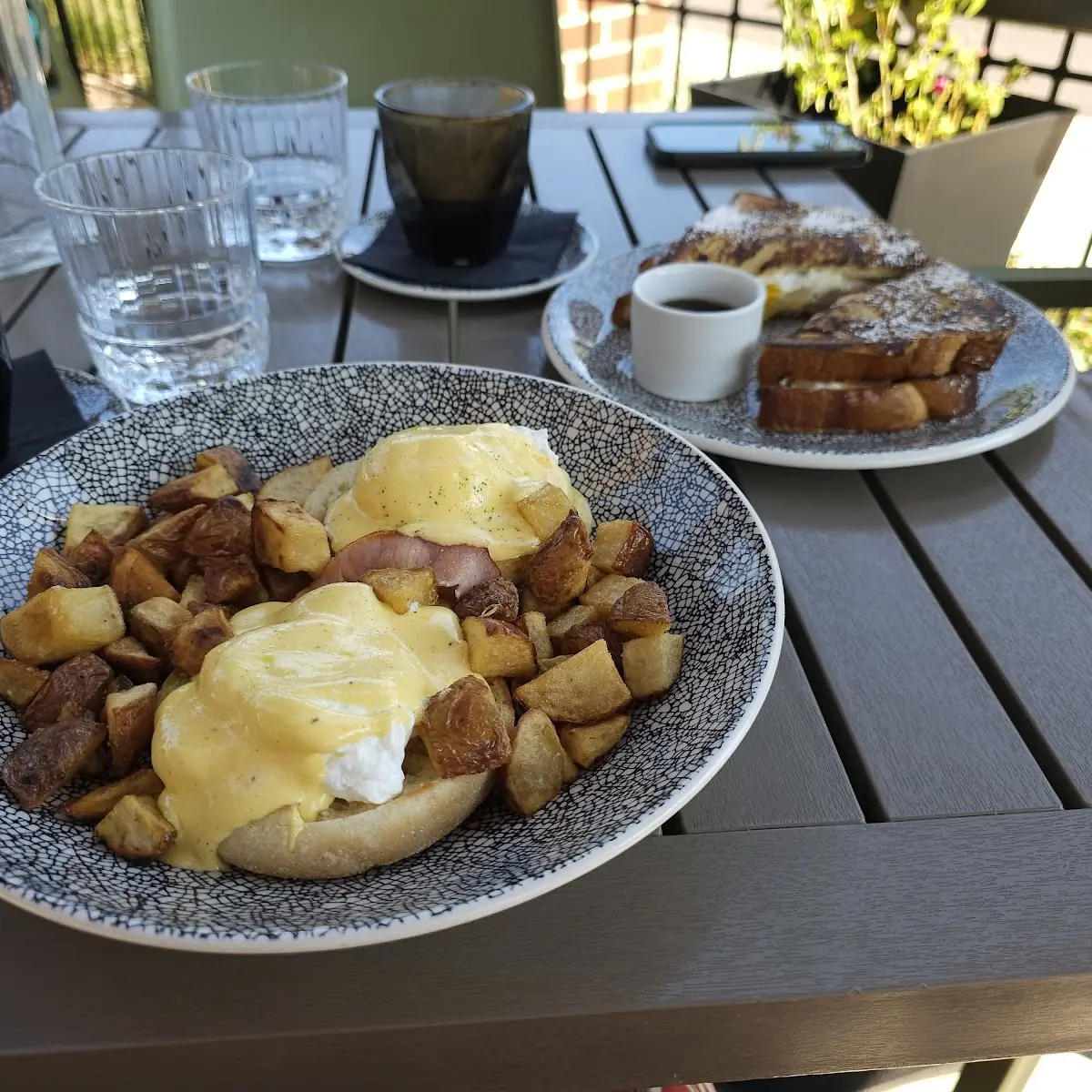 Muddy Cristo and Eggs Benedict