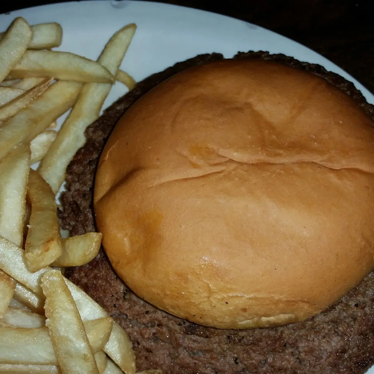 Hamburger and Fries