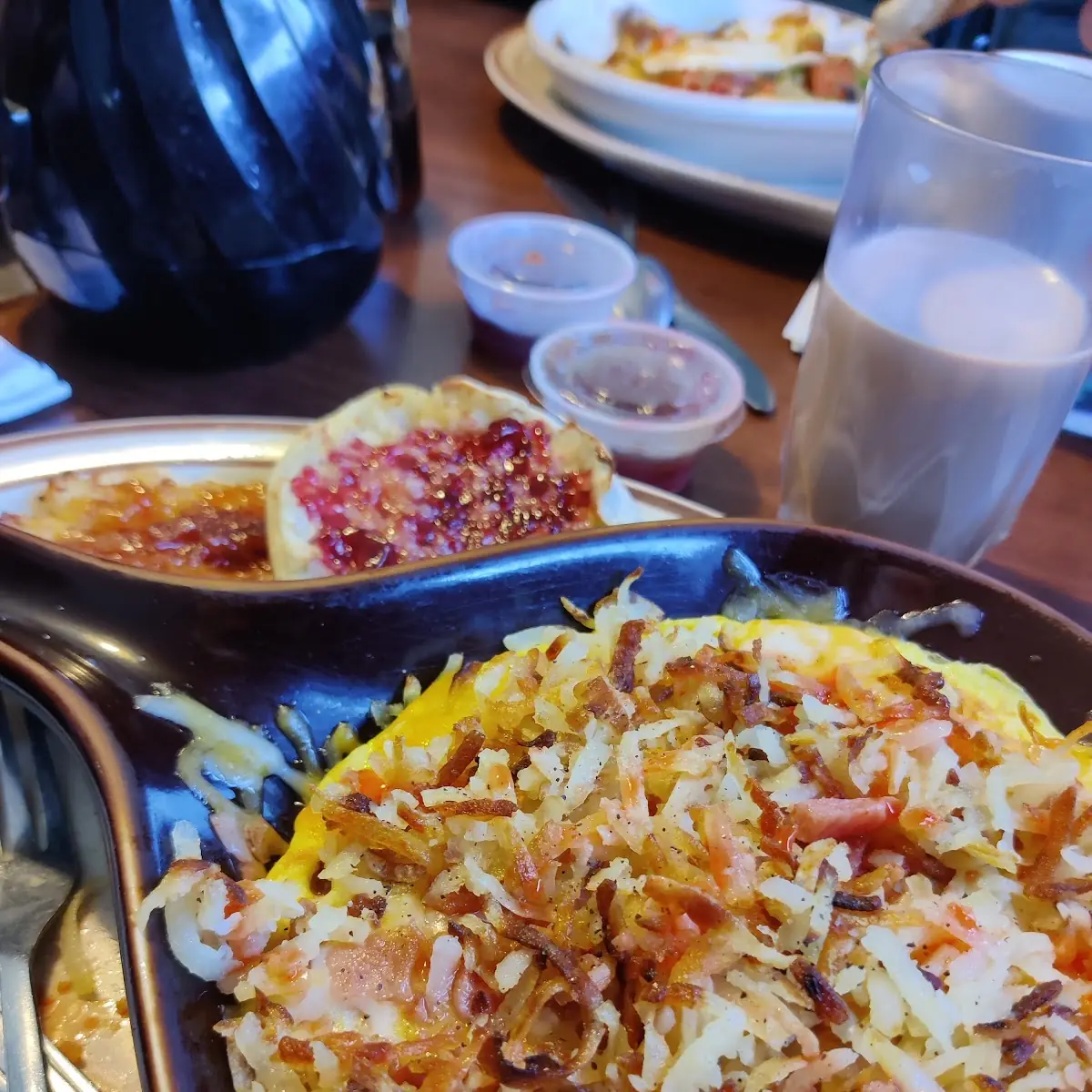 Frittata and Hash Browns
