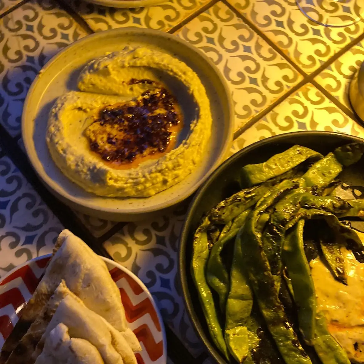 Charred Jalapeño Hummus, Baro