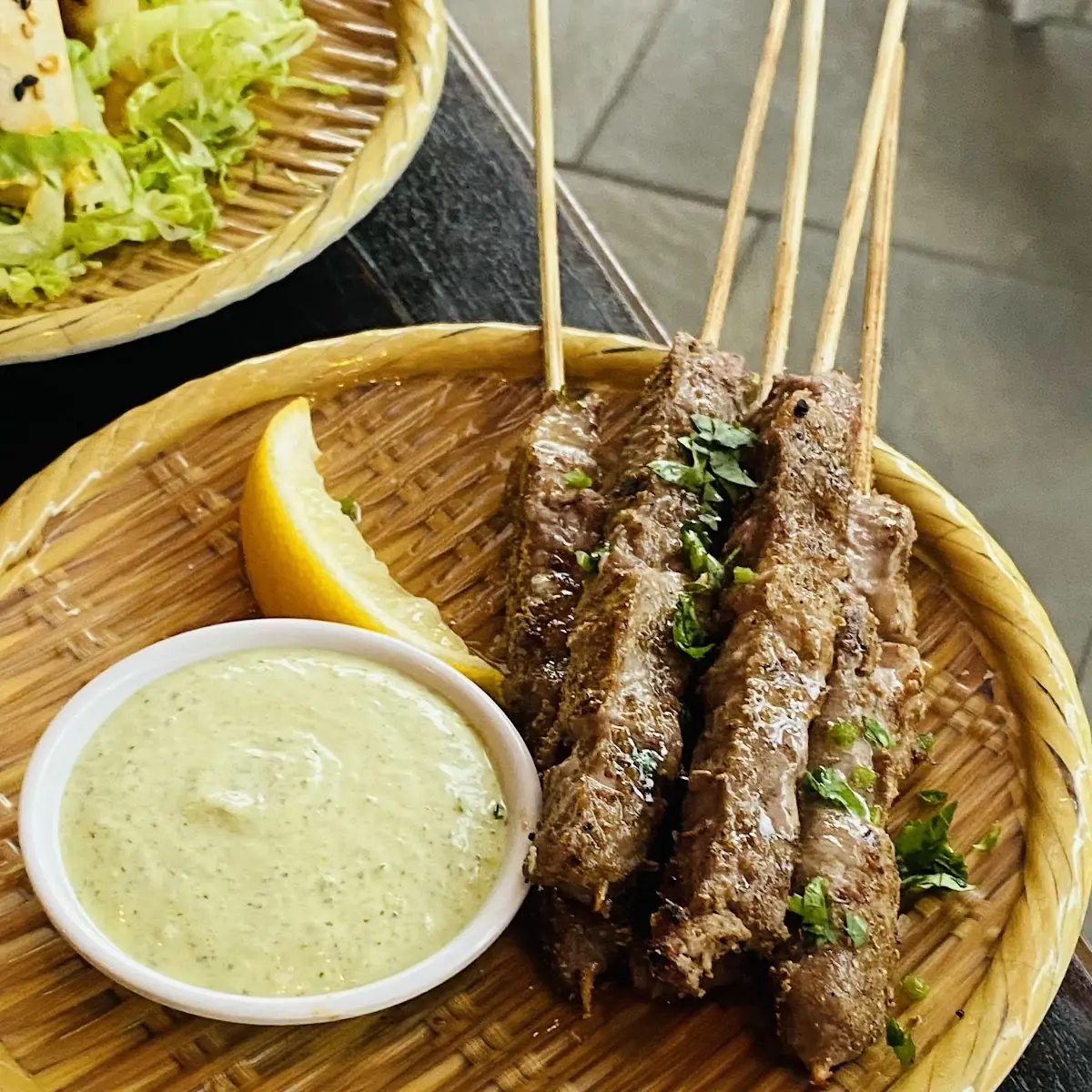 Lamb Anticuchos, Baro
